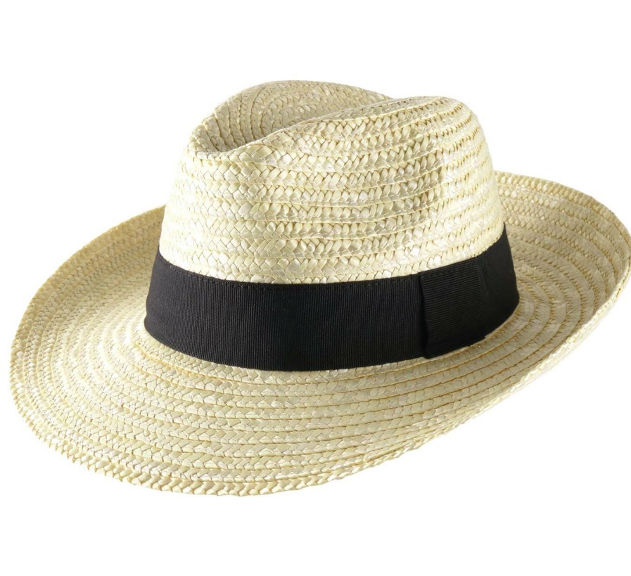 * | Classic Italy Classic Fedora Paille Large