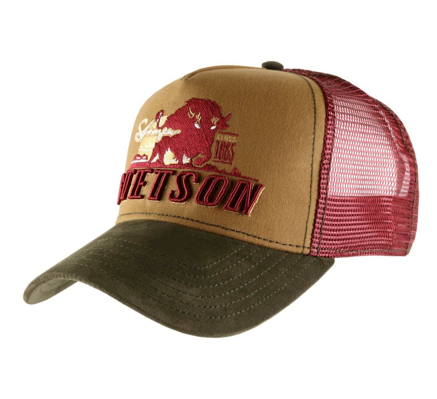 * | Stetson Trucker Cap Stronger Bison