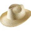 * | Classic Italy Nude Fedora Straw