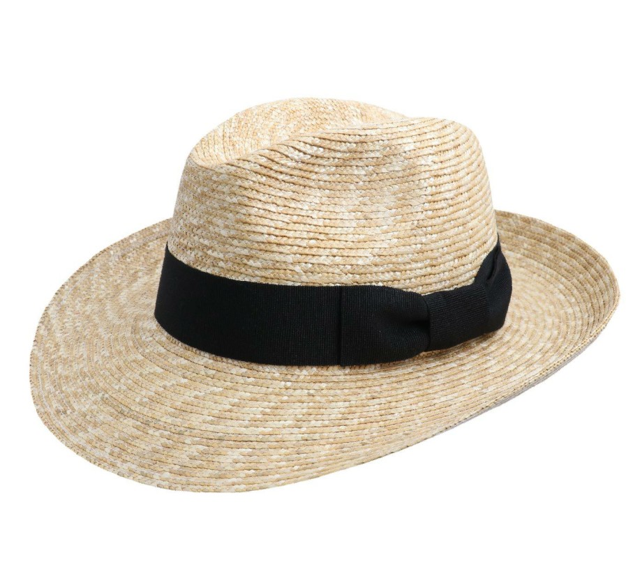 * | Classic Italy Classic Wide Straw Fedora